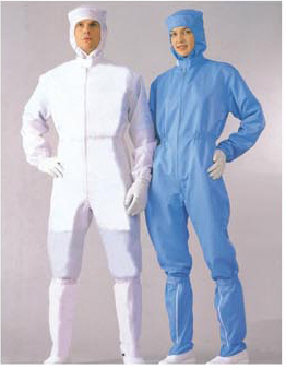 ชุดคลุมป้องกันการปนเปื้อนอนุภาค Anti-Static Coverall