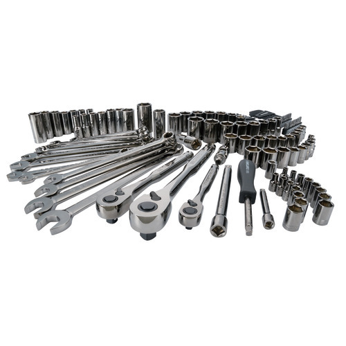 121 PC. GUNMETAL CHROME MECHANICS TOOL SET