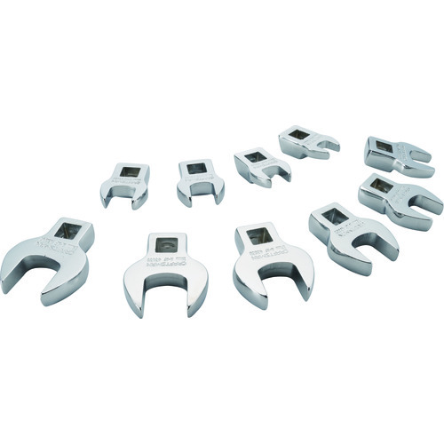 10 PC. METRIC CROWFOOT WRENCH SET