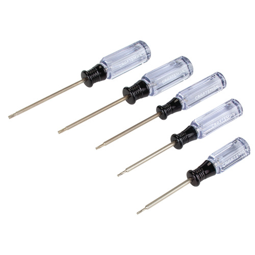 5 PC. MINI TORX ACETATE SCREWDRIVER SET