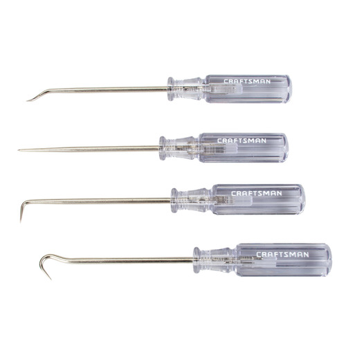 4 PC. PICK & HOOK ACETATE SCREWDRIVER SET