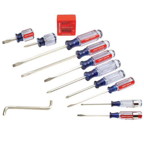 12 PC. ACETATE SCREWDRIVER SET