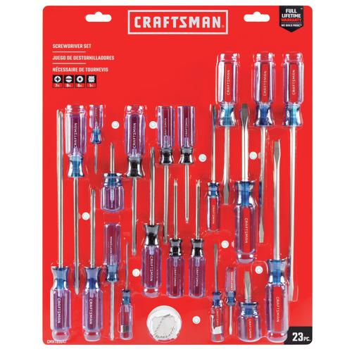 23 PC. ACETATE SCREWDRIVER SET